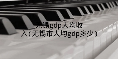 无锡gdp人均收入(无锡市人均gdp多少)