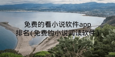 免费的看小说软件app排名(免费的小说阅读软件)