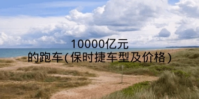 10000亿元的跑车(保时捷车型及价格)