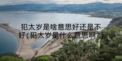 犯太岁是啥意思好还是不好(犯太岁是什么意思啊?)