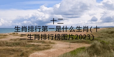 十二生肖排行第一是什么生肖(十二生肖排行榜图片2023)