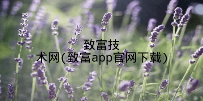 致富技术网(致富app官网下载)