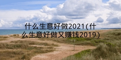 什么生意好做2021(什么生意好做又赚钱2019)