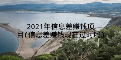 2021年信息差赚钱项目(信息差赚钱现在过时吗)