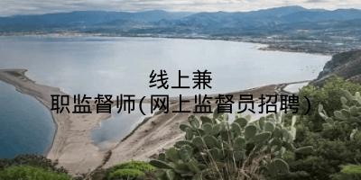 线上兼职监督师(网上监督员招聘)