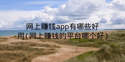 网上赚钱app有哪些好用(网上赚钱的平台哪个好)