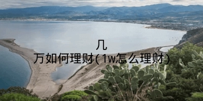 几万如何理财(1w怎么理财)