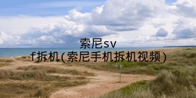 索尼svf拆机(索尼手机拆机视频)