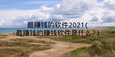 最赚钱的软件2021(最赚钱的赚钱软件是什么?)