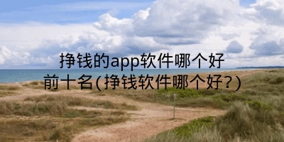 挣钱的app软件哪个好前十名(挣钱软件哪个好?)