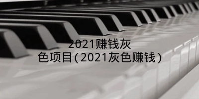 2021赚钱灰色项目(2021灰色赚钱)