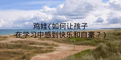 鸡娃(如何让孩子在学习中感到快乐和自豪？)