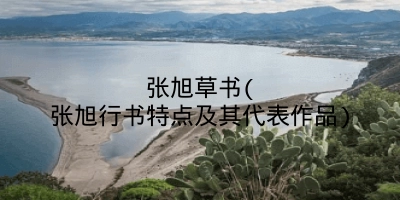 张旭草书(张旭行书特点及其代表作品)