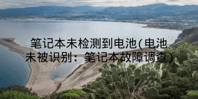 笔记本未检测到电池(电池未被识别：笔记本故障调查)