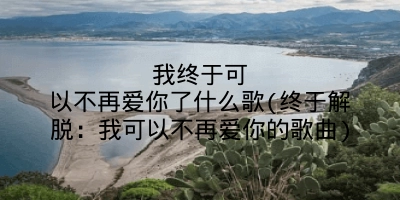 我终于可以不再爱你了什么歌(终于解脱：我可以不再爱你的歌曲)