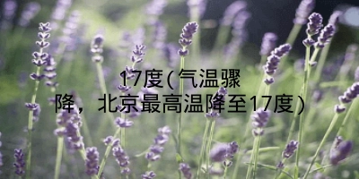17度(气温骤降，北京最高温降至17度)