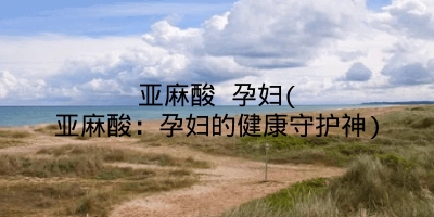 亚麻酸 孕妇(亚麻酸：孕妇的健康守护神)