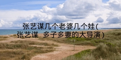 张艺谋几个老婆几个娃(张艺谋 多子多妻的大导演)