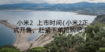 小米2 上市时间(小米2正式开售，赶紧下单抢购吧！)