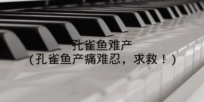 孔雀鱼难产(孔雀鱼产痛难忍，求救！)