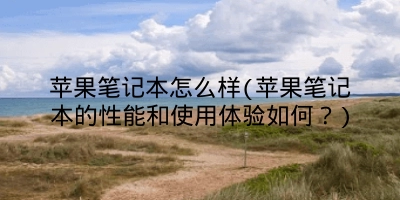 苹果笔记本怎么样(苹果笔记本的性能和使用体验如何？)