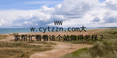 www.cytzzn.com大家帮忙看看这个站做得怎样？