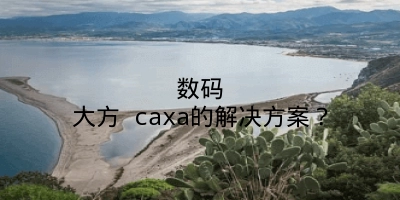 数码大方 caxa的解决方案？