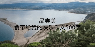 品尝美食带给我的快乐作文500字