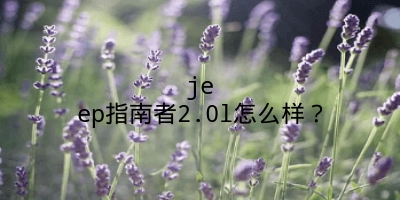 jeep指南者2.0l怎么样？