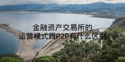 金融资产交易所的运营模式跟P2P有什么区别