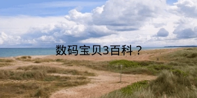 数码宝贝3百科？