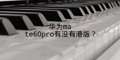 华为mate60pro有没有港版？