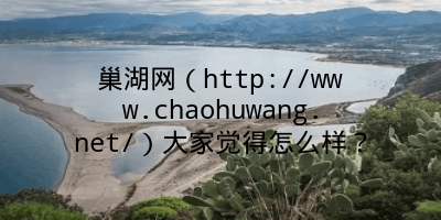 巢湖网（http://www.chaohuwang.net/）大家觉得怎么样？