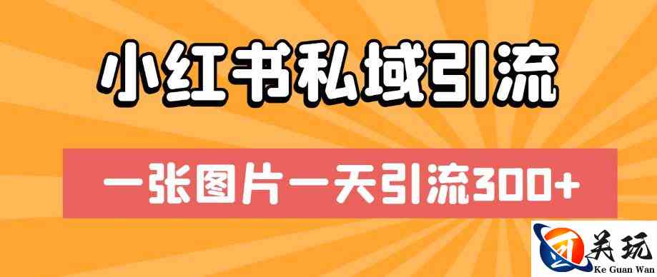 小红书私域引流，一张图片一天引流300+【揭秘】