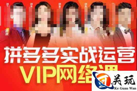 推易拼多多VIP全套直播课程，拼多多店铺实操玩法+实战玩法选款内功+直通车高阶等